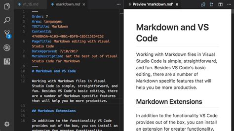 Visual Studio Code Github Flavored Markdown Smartslke