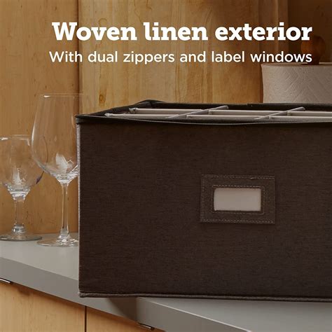 12 Cells Wine Glass Storage Box with Dividers - China Wine Glass Storage and Glassware Storage price