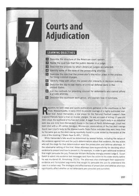 Chapter 7 of An Introduction to Criminal Justice - Courts and