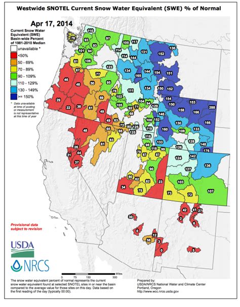 What Region of the Western USA Got The Most Snow This Year? - SnowBrains