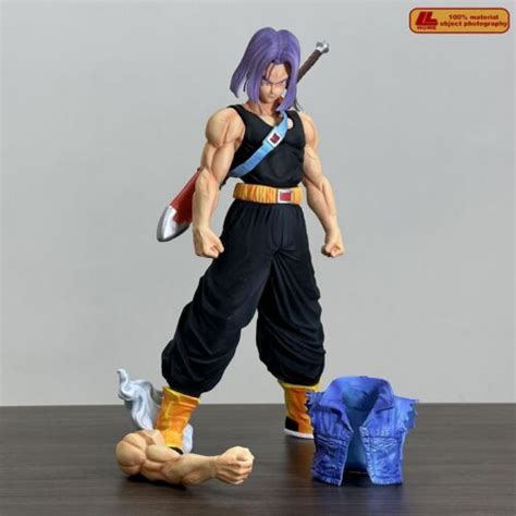 Anime Dragon Ball Z Future Trunks Wearable NEC Purple Hair Figure