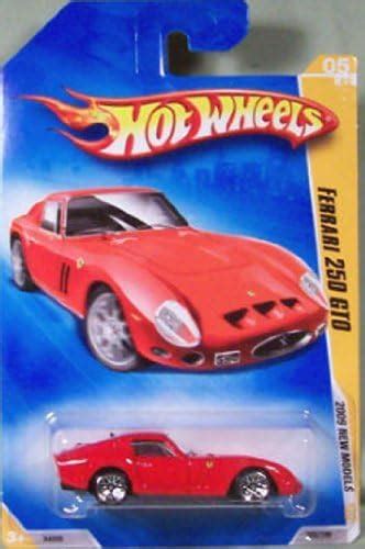 Hot Wheels 2009 New Models Ferrari 250 Gto W Wsps Lws 005 05 Of 42 1 64 Scale Red Amazon