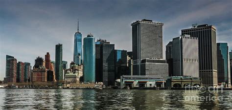 Lower Manhattan The Bowery And The Ferry Terminal Photograph By Thomas