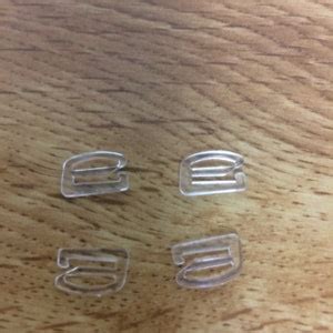 Clear Plastic Swim Suit Lingerie Hooks Set Size 1 2 Shipping From USA Etsy