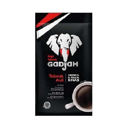 Jual KOPI TUBRUK GADJAH ASLI ISI 20 SACHET X 7GR KOPI Di Seller