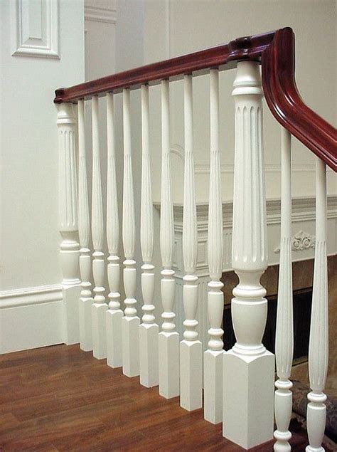 Maple Paint Grade Fluted Banister Flickr Photo Sharing Wood