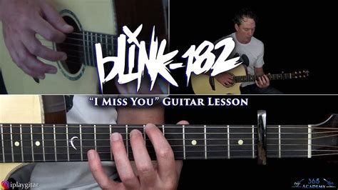 Blink 182 I Miss You Guitar Lesson Youtube