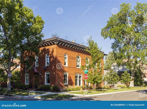 Historic Harman Town Hall in Denver, Colorado Stock Image - Image of ...