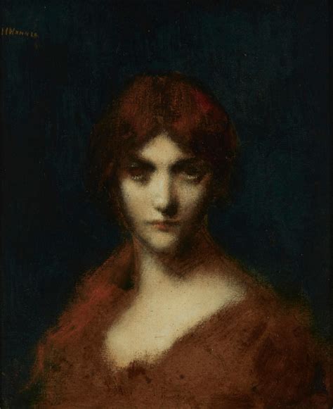 Lot Jean Jacques Henner 1829 1905 Portrait Of A Woman Oil On