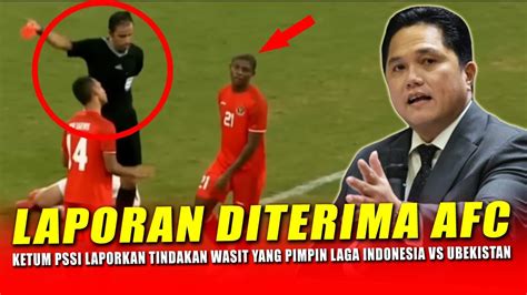 Dipecat Secara Tidak Hormat Ketum Pssi Laporkan Wasit Yang Memimpin