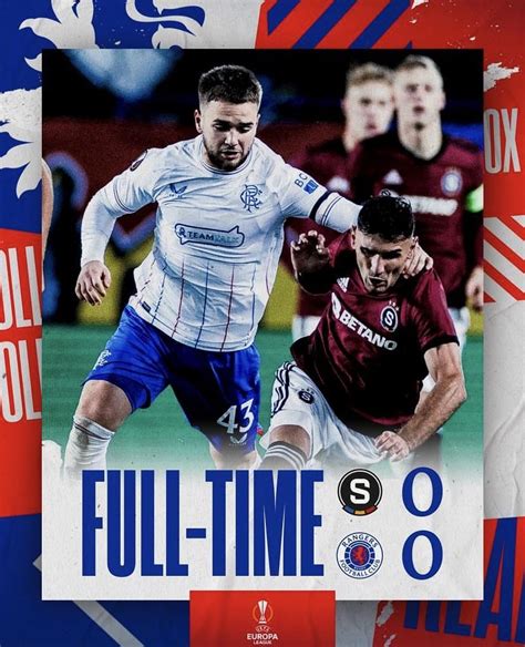 FT: Sparta Prague 0 Rangers 0. A point a piece in Prague. 🇨🇿 : r/rangersfc