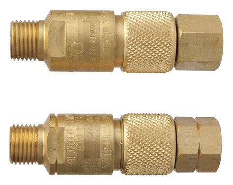 Victor Hose Quick Connect Brass 9 16in 18 Pk2 20uj96 0656 0000 Grainger