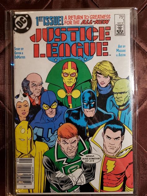 Justice League 1 1987 Maguire Cover Comic Books Copper Age Dc