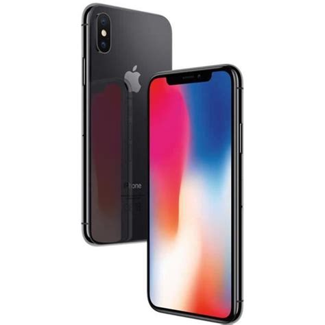 Apple Iphone X Go Gris Sid Ral Reconditionn Etat Correct