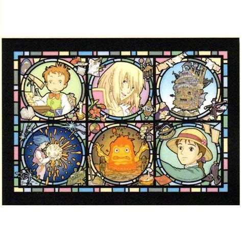 Jigsaw Puzzle 208 Piece Clear Color Like Stained Glass No Glue Howl