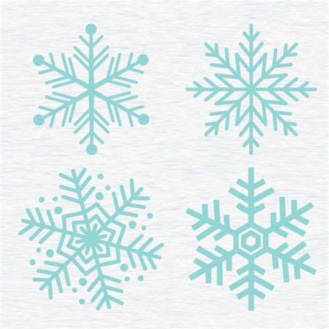 Snowflake Bundle Svg Christmas Snowflake Svg Christmas Svg Winter Svg Snowflake Clipart Eps Dxf