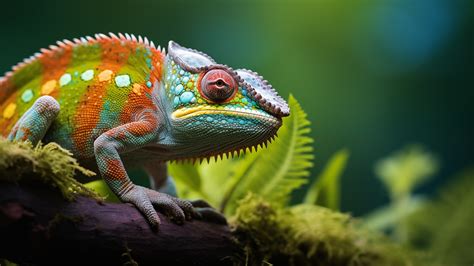 Ai Exotic Chameleon Camouflage Wallpaper - 3840x2160