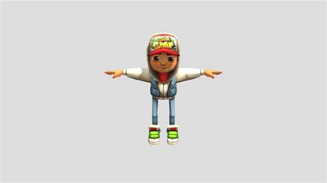 Subway Surfers Jake 2012 Download Free 3d Model By Richard Teste