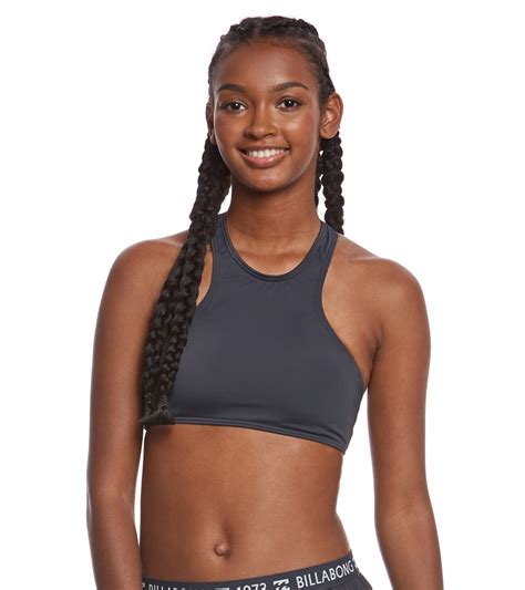 Billabong Fresh Vibes High Neck Bikini Top At Free Shipping