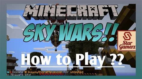 How To Play Skywars In Minecraft For Basic Learners Youtube