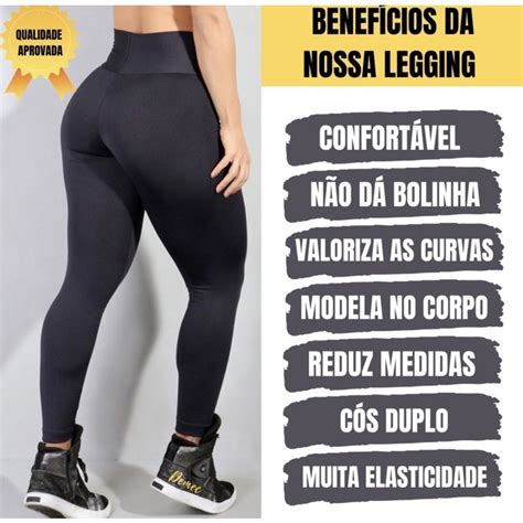 Cal A Legging Leg Suplex Fitness Grossa N O Fica Transparente Cintura