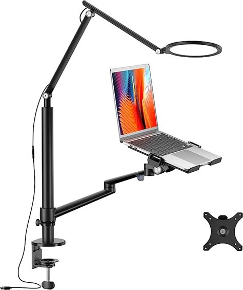 Amazon Viozon Monitor Laptop Desk Mount With Led Ring Light