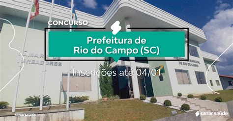 Concurso De Rio Do Campo Sc Cargos Na Saúde