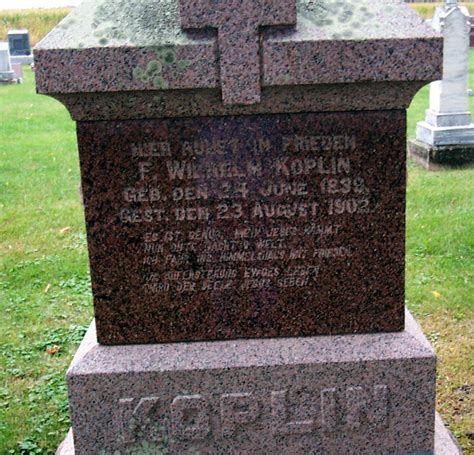 John Friedrich Wilhelm Koplin 1839 1902 Find A Grave Memorial