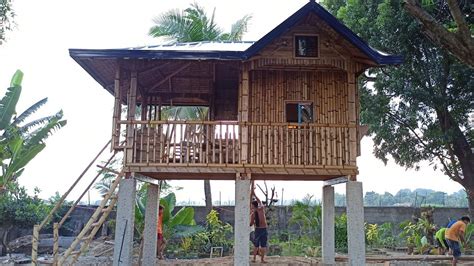 On Site Built 10ft X 16ft Modern Bahay Kubo YouTube