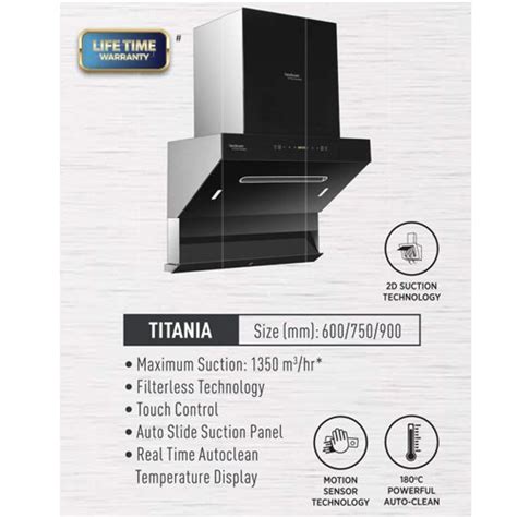 Hindware Titania Auto Clean Chimney At 26500 Piece IDA BUILDING