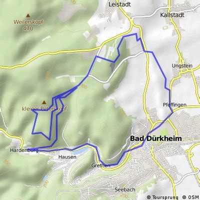 Radwege und Routen in und um Bad Dürkheim Bikemap Deine Radrouten