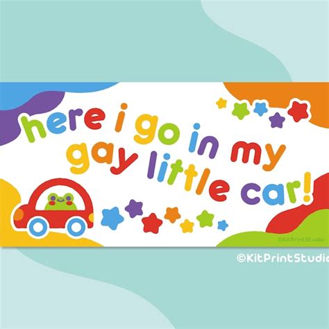 Funny Gay Bumper Stickers Etsy