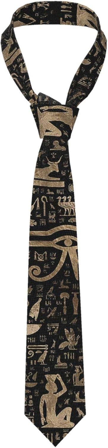 amazoncom mens necktie ancient egyptian hieroglyphs ties  men