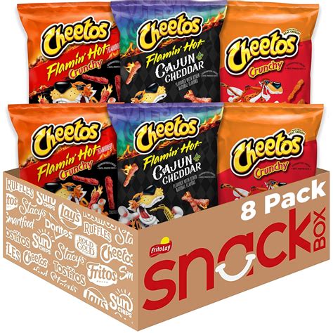 Amazon Cheetos Cheese Flavored Snacks Flamin Hot Cajun Cheddar 3 Flavor Variety Pack 3