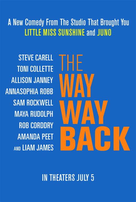 The Way, Way Back (2013) Poster #1 - Trailer Addict