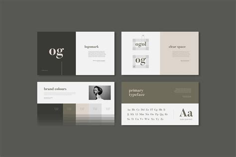 OGOL Brand Guidelines Template Design Cuts