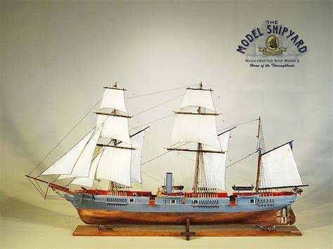 CSS Alabama Wooden Scale Model Ship Port Beam The Model Shipyard