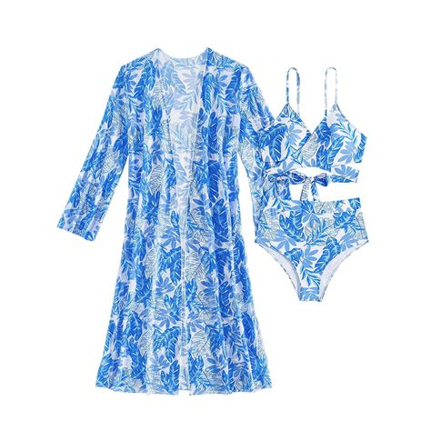 Runfenguu Trending Swimsuits For Women Swimsuit Girlswomen S Printed Bikini Straps Bikini V