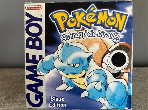 Pokemon Blaue Edition Gameboy In Box Ovp Kaufen Auf Ricardo