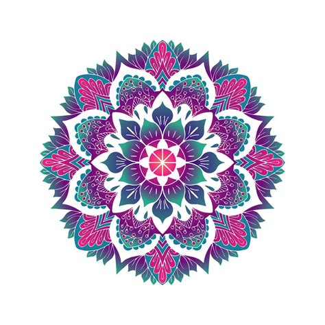 Beautiful Mandala Ornament Design With Geometric Circle Element Made In Vector Realistic Luxury