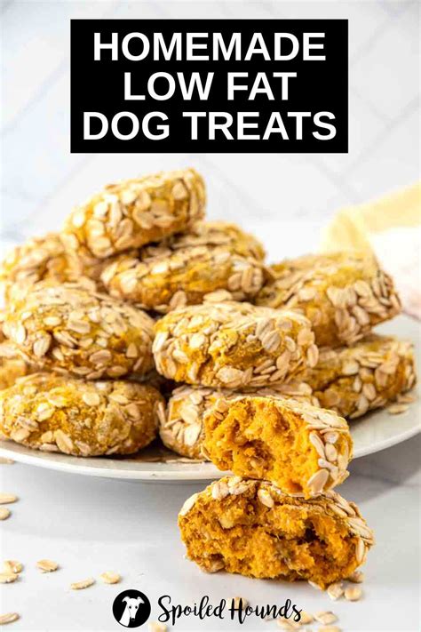 Homemade Low Fat Dog Treats - Spoiled Hounds