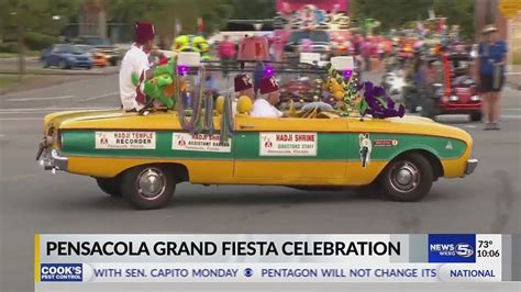 Grand Fiesta Parade Rolls In Downtown Pensacola YouTube