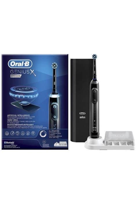 Oral B Genius X 20000n Midnight Black Elektrikli Diş Fırçası Fiyatı Yorumları Trendyol