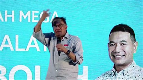 Anwar Ibrahim Ucapan Penuh Jelajah Mega Harapan Di Wangsa Maju KL