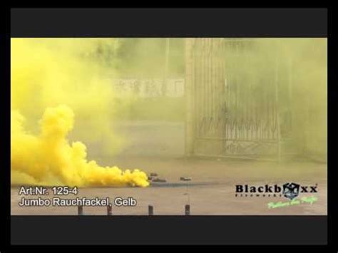 Jumbo Rauchfackel Gelb Blackboxx Fireworks Produktvideo Youtube