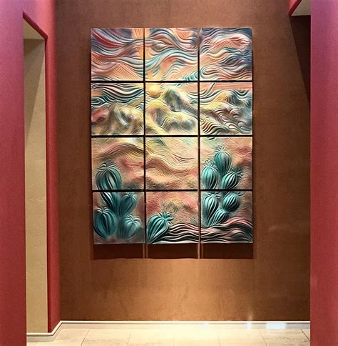 Handmade Ceramic Tile Wall Art by Natalie Blake Studios | Tile wall art ...