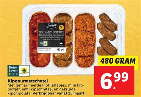 Deluxe Kipgourmetschotel Aanbieding Bij Lidl Folders Nl