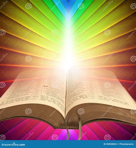 Divine Bible Spiritual Light Stock Photo Image Of Kaleidoscope Body