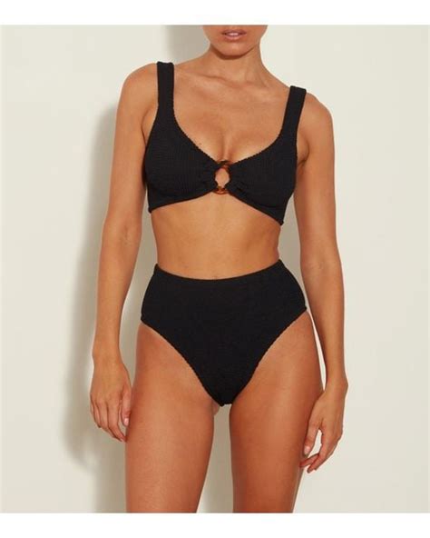 Hunza G Nadine Bikini In Black Lyst UK