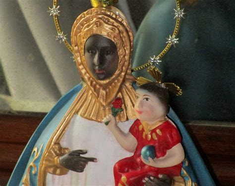 Virgin Of Regla With Baby Jesus Our Lady Of Regla Our Lady Of Charity